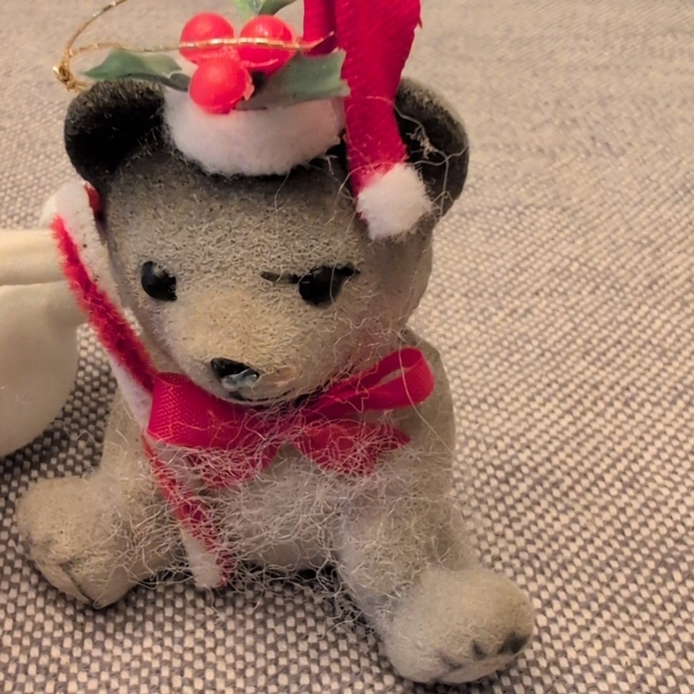 BUNDLE OF 3 VINTAGE CHRISTMAS ORNEMENTS - Picture 4 of 5
